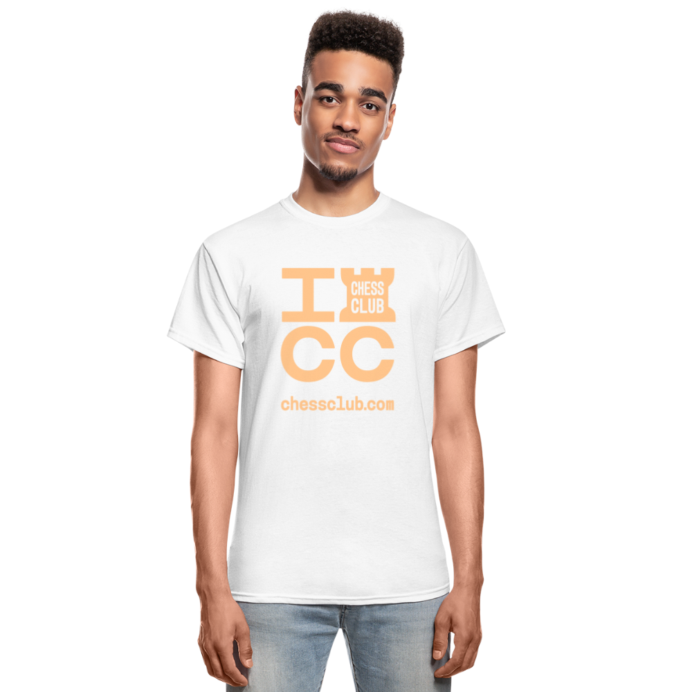 ICC Brand Orange Logo Ultra Cotton Adult T-Shirt - white
