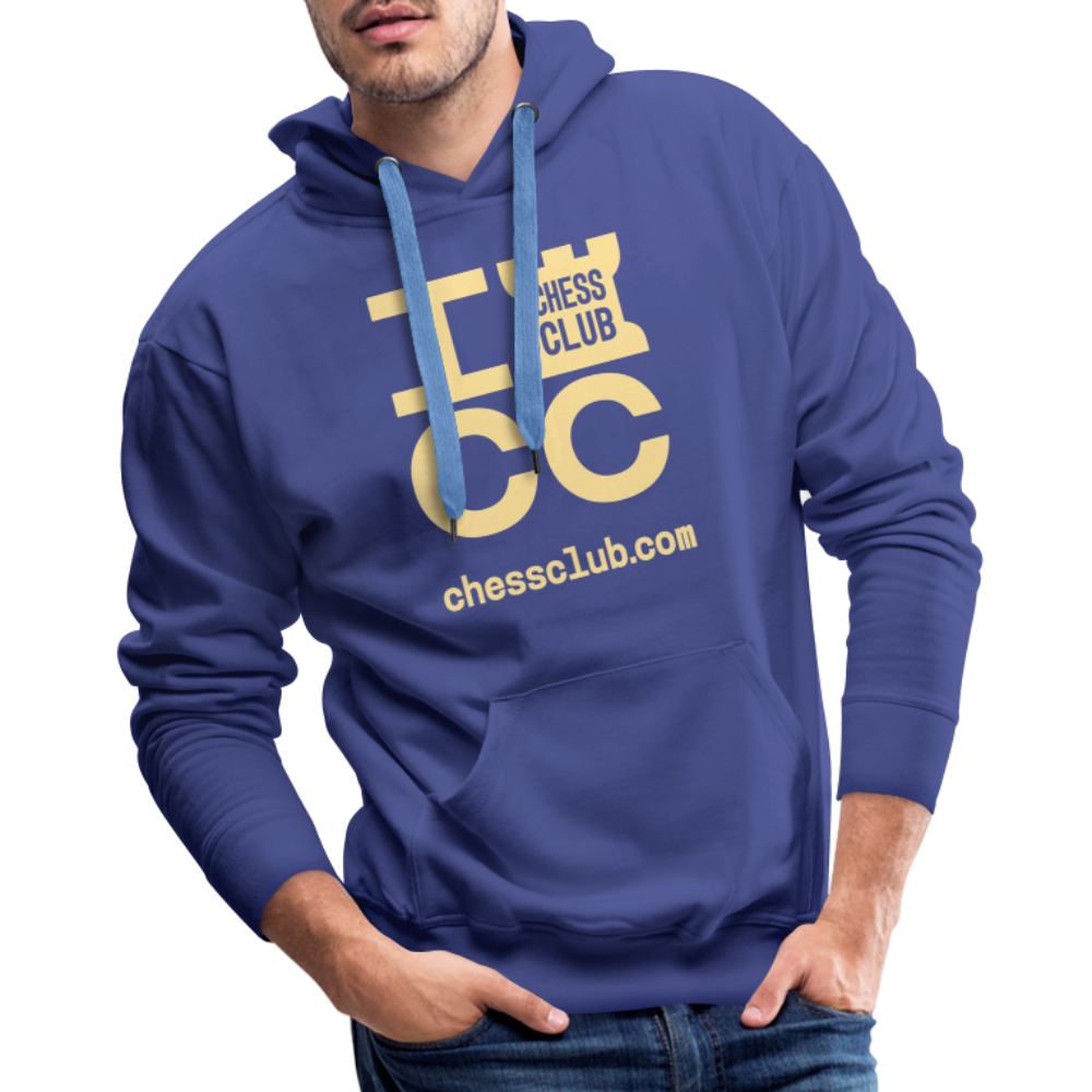 ICC Brand Yellow Logo Men’s Premium Hoodie - royal blue