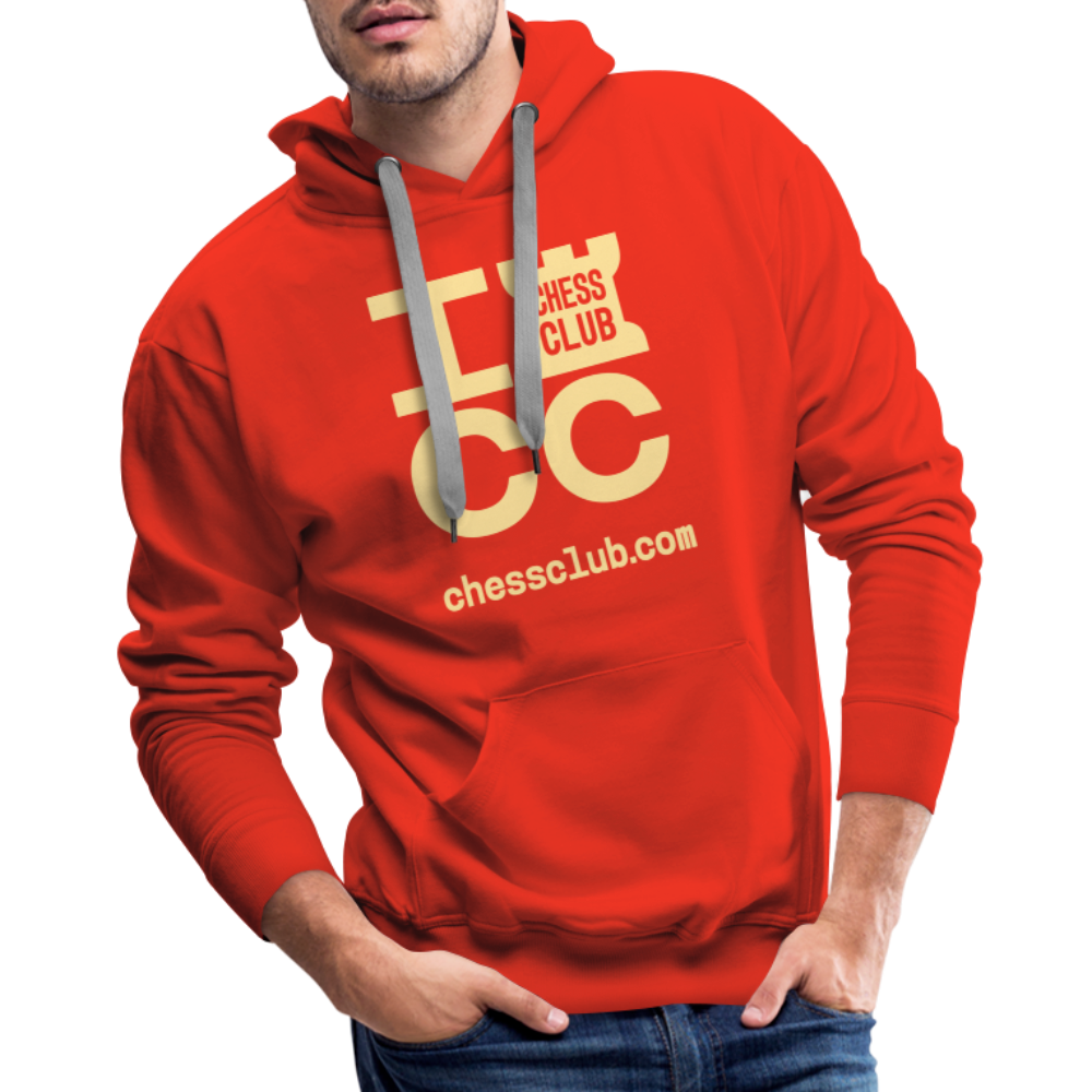 ICC Brand Yellow Logo Men’s Premium Hoodie - red