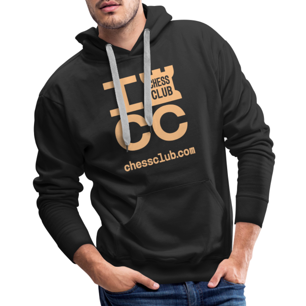ICC Brand Orange Logo Men’s Premium Hoodie - black