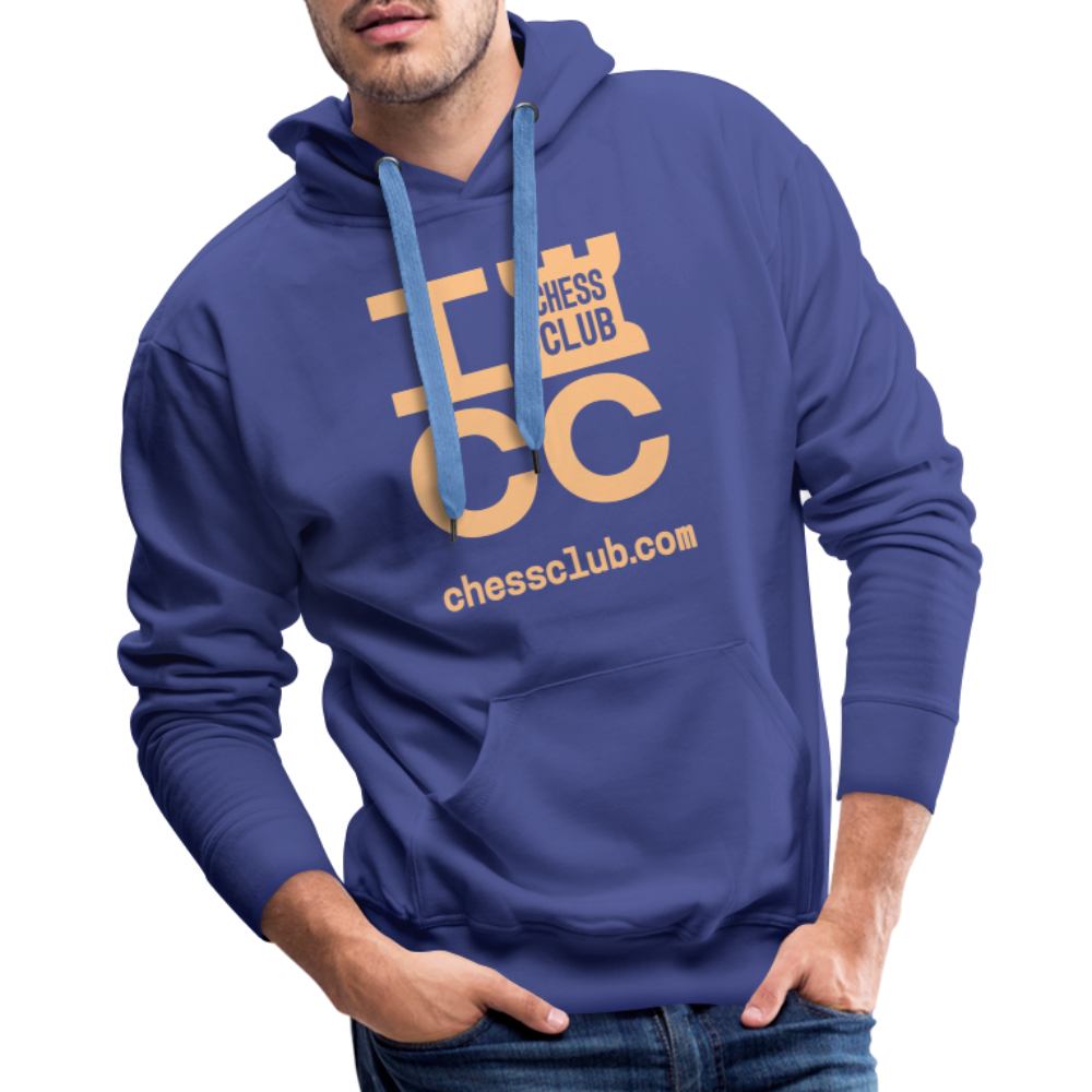 ICC Brand Orange Logo Men’s Premium Hoodie - royal blue