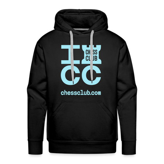 ICC Brand Blue Logo Men’s Premium Hoodie - black
