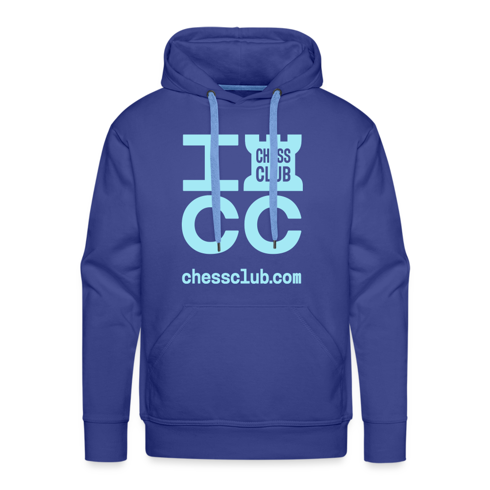 ICC Brand Blue Logo Men’s Premium Hoodie - royal blue