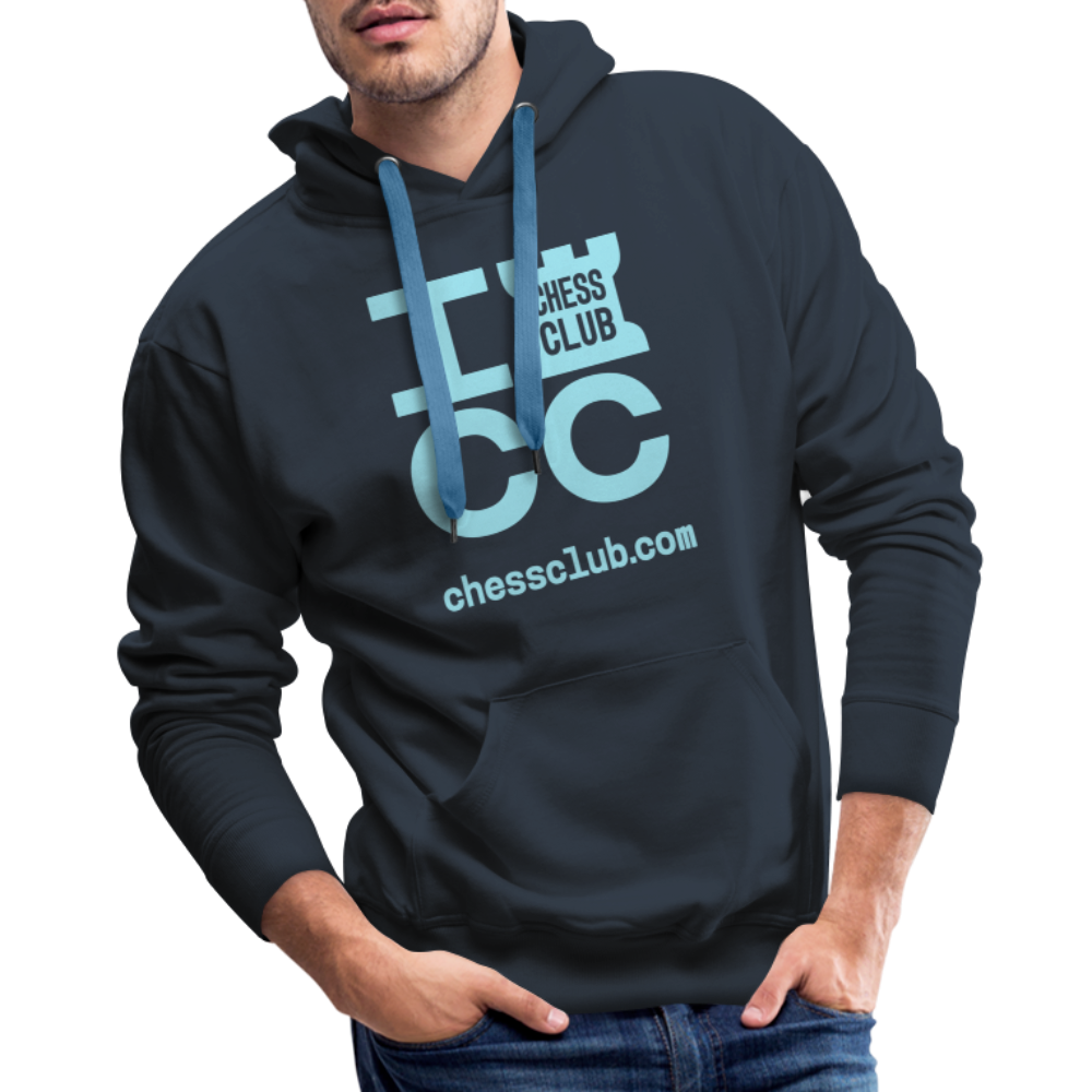 ICC Brand Blue Logo Men’s Premium Hoodie - navy
