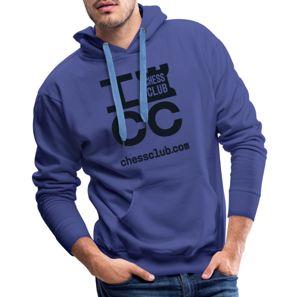 ICC Brand Black Logo Men’s Premium Hoodie - royal blue