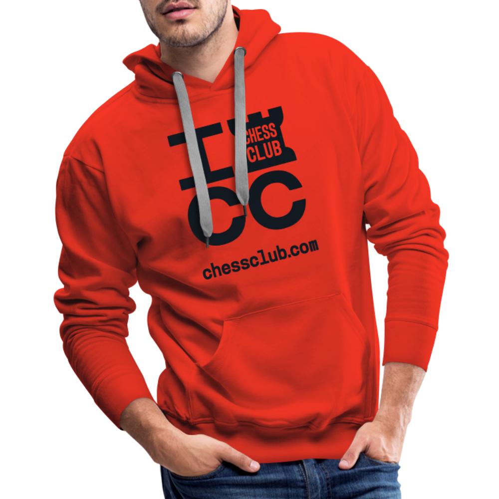 ICC Brand Black Logo Men’s Premium Hoodie - red