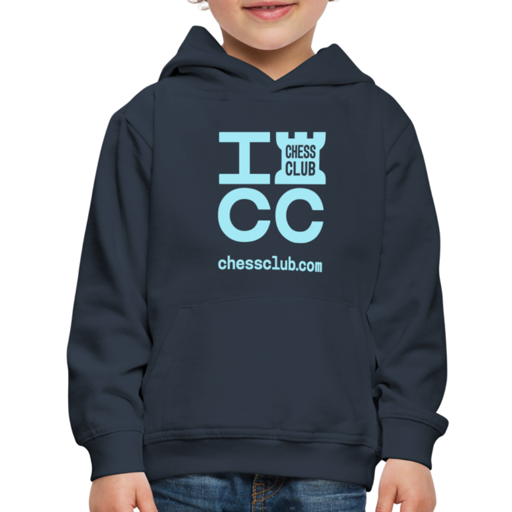 ICC Brand Blue Logo Kids‘ Premium Hoodie - navy