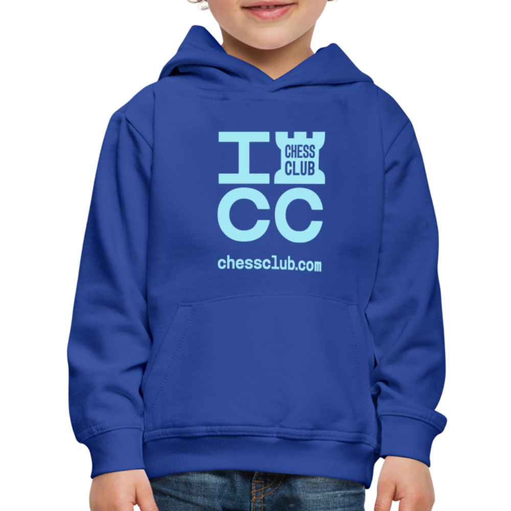 ICC Brand Blue Logo Kids‘ Premium Hoodie - royal blue