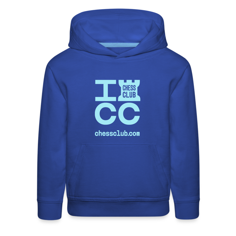 ICC Brand Blue Logo Kids‘ Premium Hoodie - royal blue