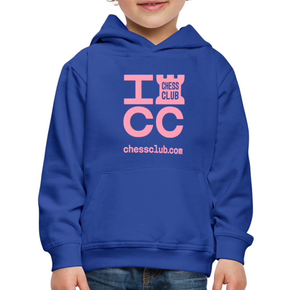 ICC Brand Pink Logo Kids‘ Premium Hoodie - royal blue
