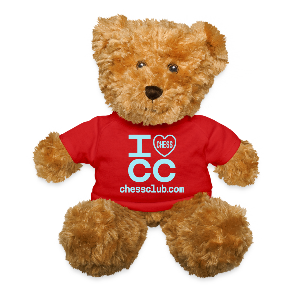 Teddy Bear Stuffed Animal - red