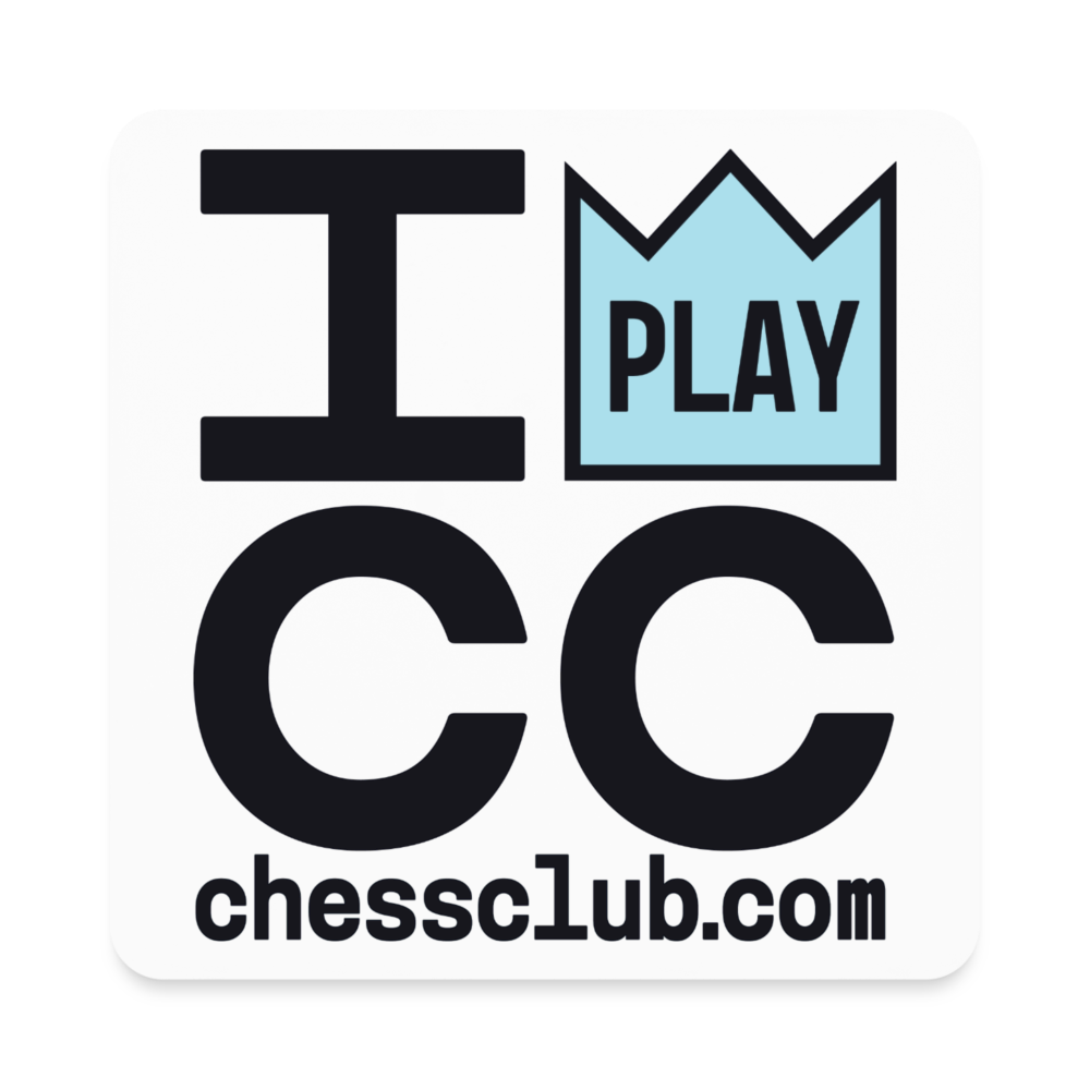 I Play ICC Square Magnet - white