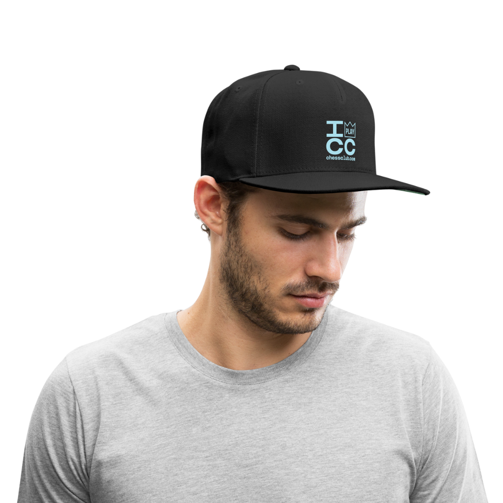 I Play ICC Snapback Baseball Cap - black