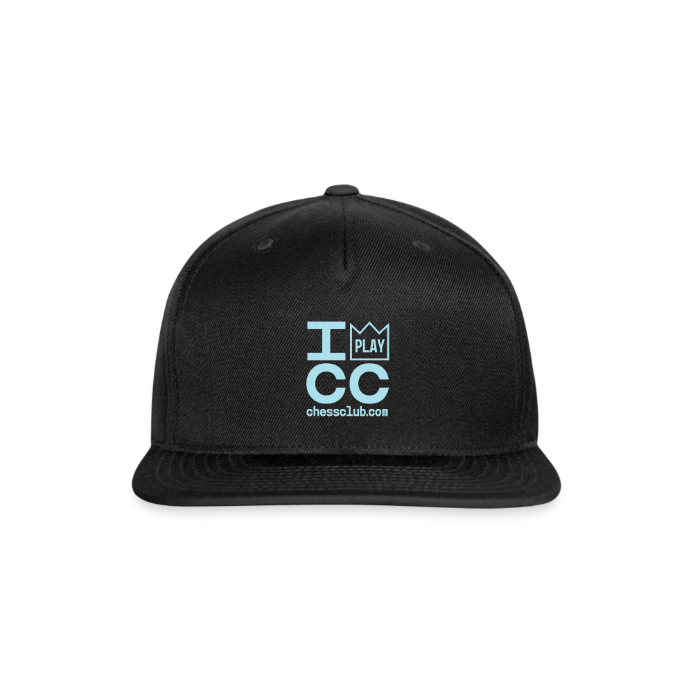 I Play ICC Snapback Baseball Cap - black