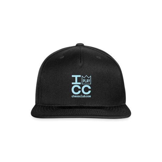 I Play ICC Snapback Baseball Cap - black