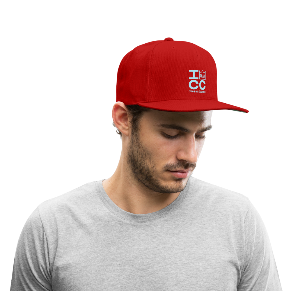 I Play ICC Snapback Baseball Cap - red