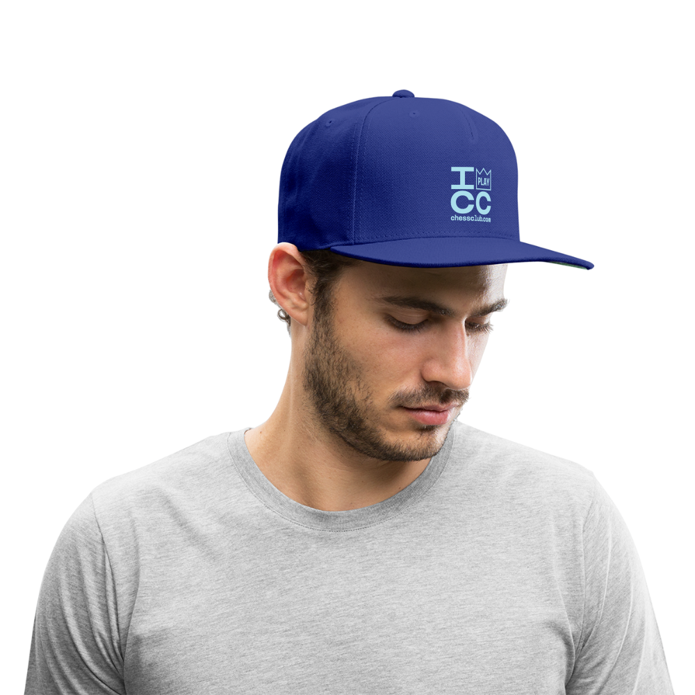 I Play ICC Snapback Baseball Cap - royal blue