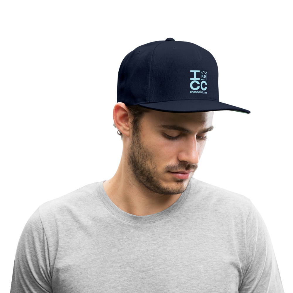 I Play ICC Snapback Baseball Cap - navy