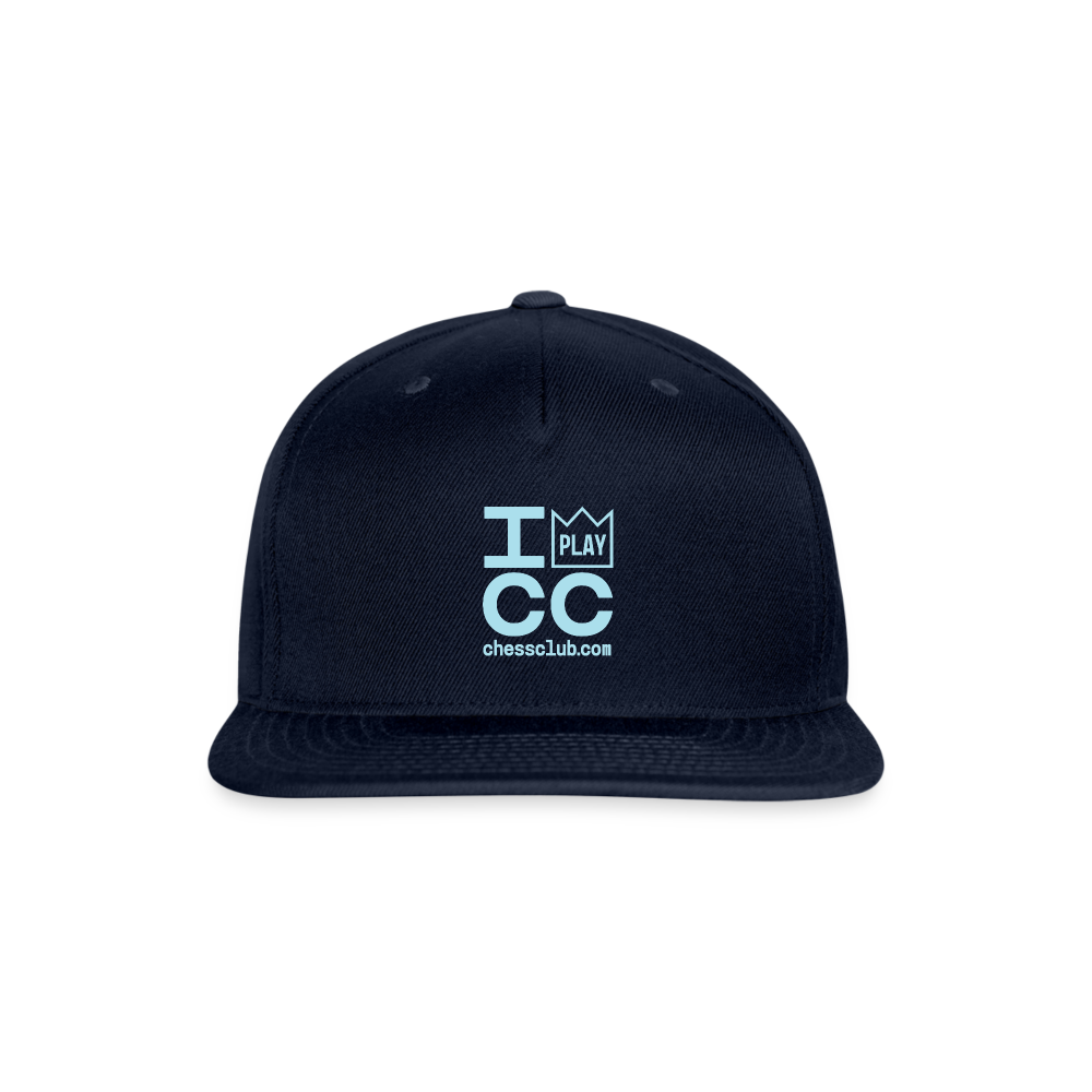 I Play ICC Snapback Baseball Cap - navy