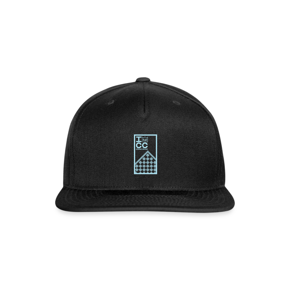 ICC Snapback Baseball Cap - black