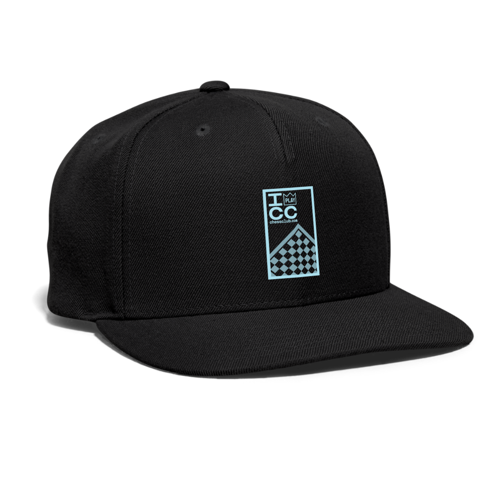 ICC Snapback Baseball Cap - black