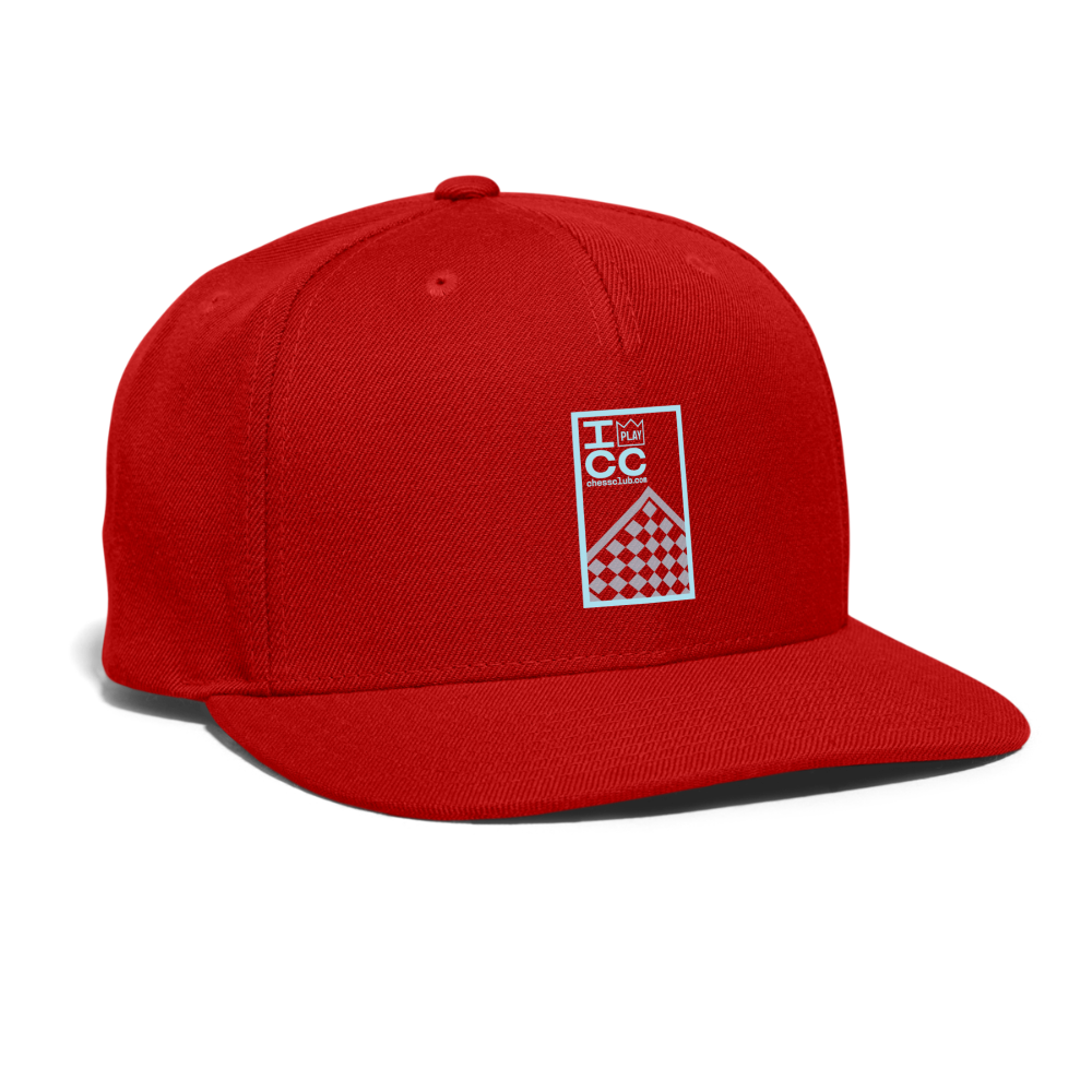 ICC Snapback Baseball Cap - red