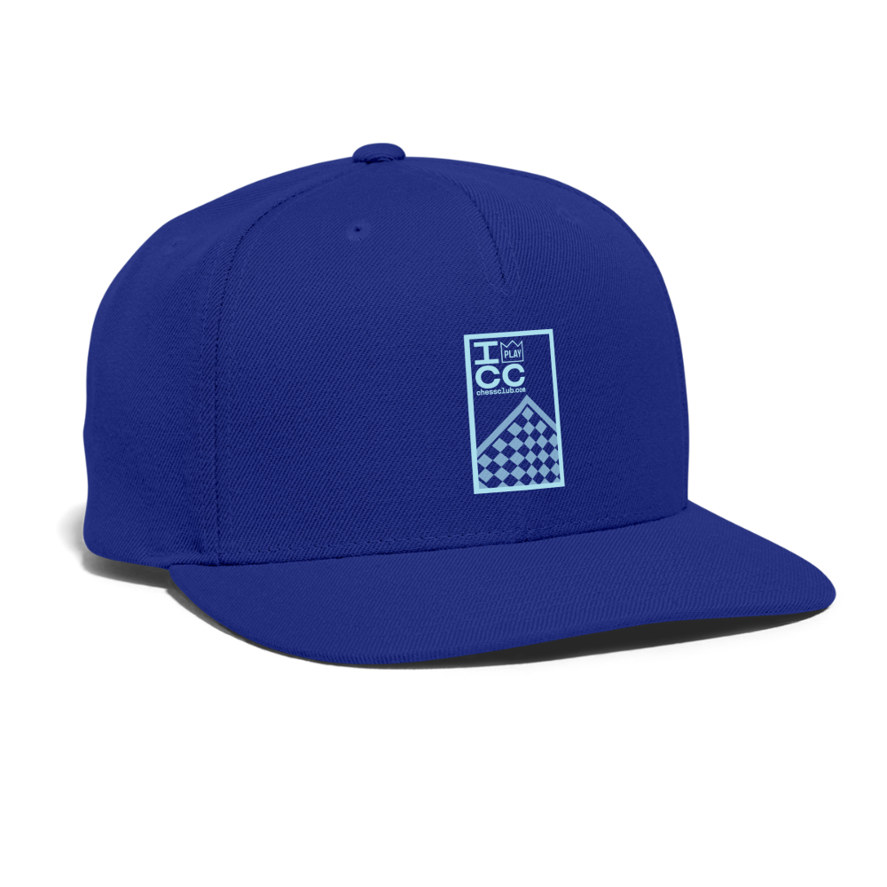 ICC Snapback Baseball Cap - royal blue