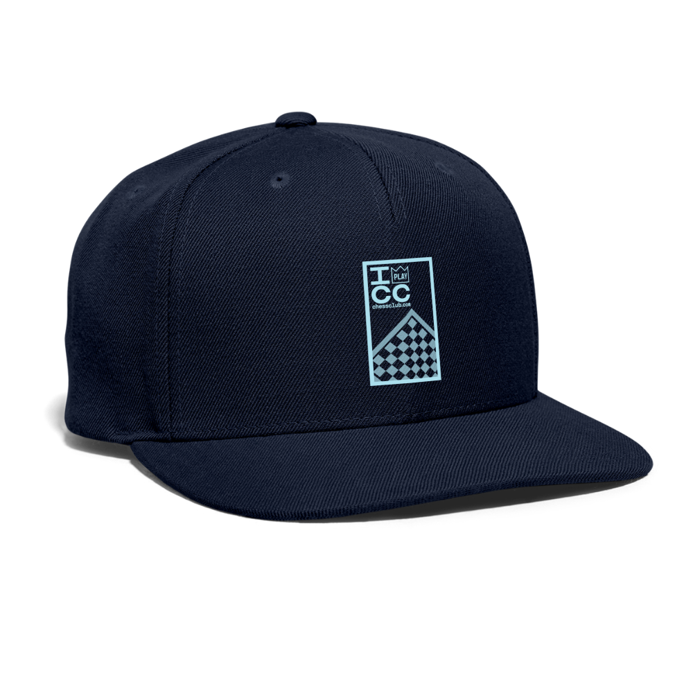 ICC Snapback Baseball Cap - navy