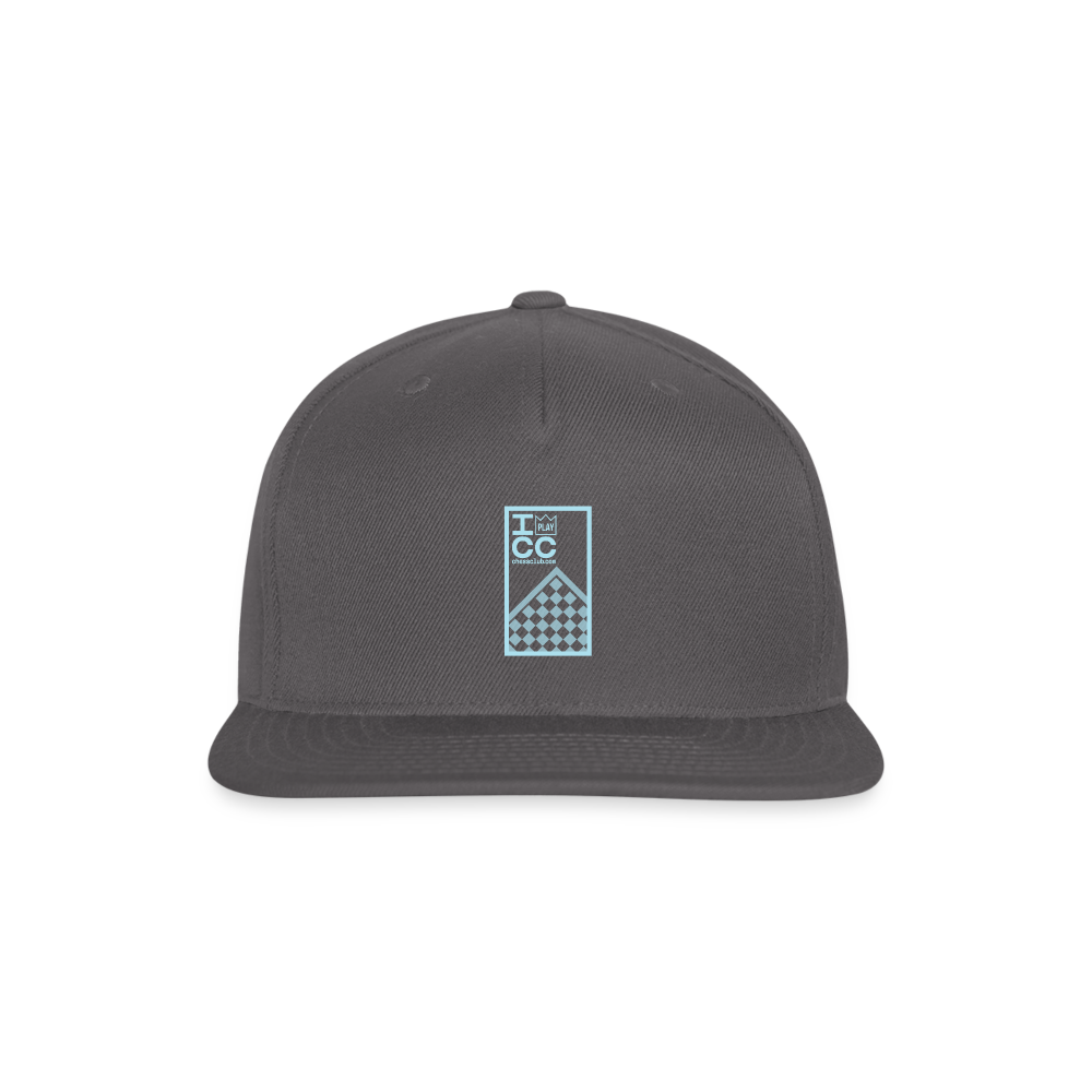 ICC Snapback Baseball Cap - dark grey