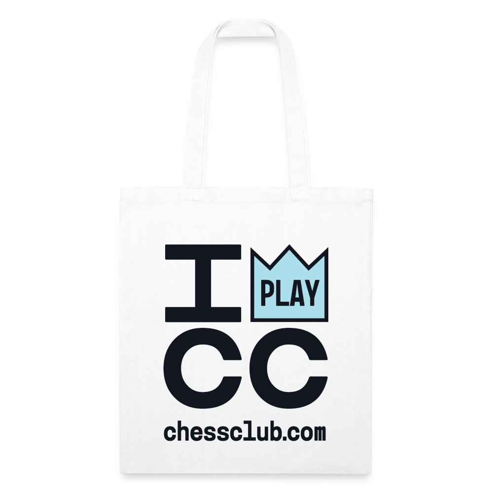 I Play ICC Recycled Tote Bag - white