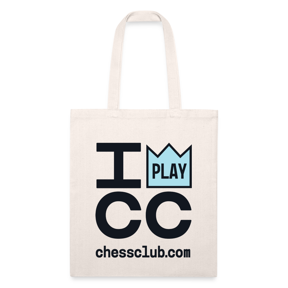 I Play ICC Recycled Tote Bag - natural