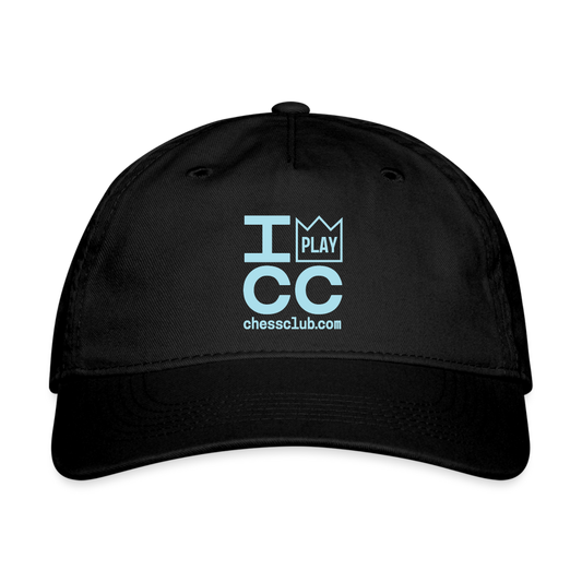 I Play ICC Organic Baseball Cap - black