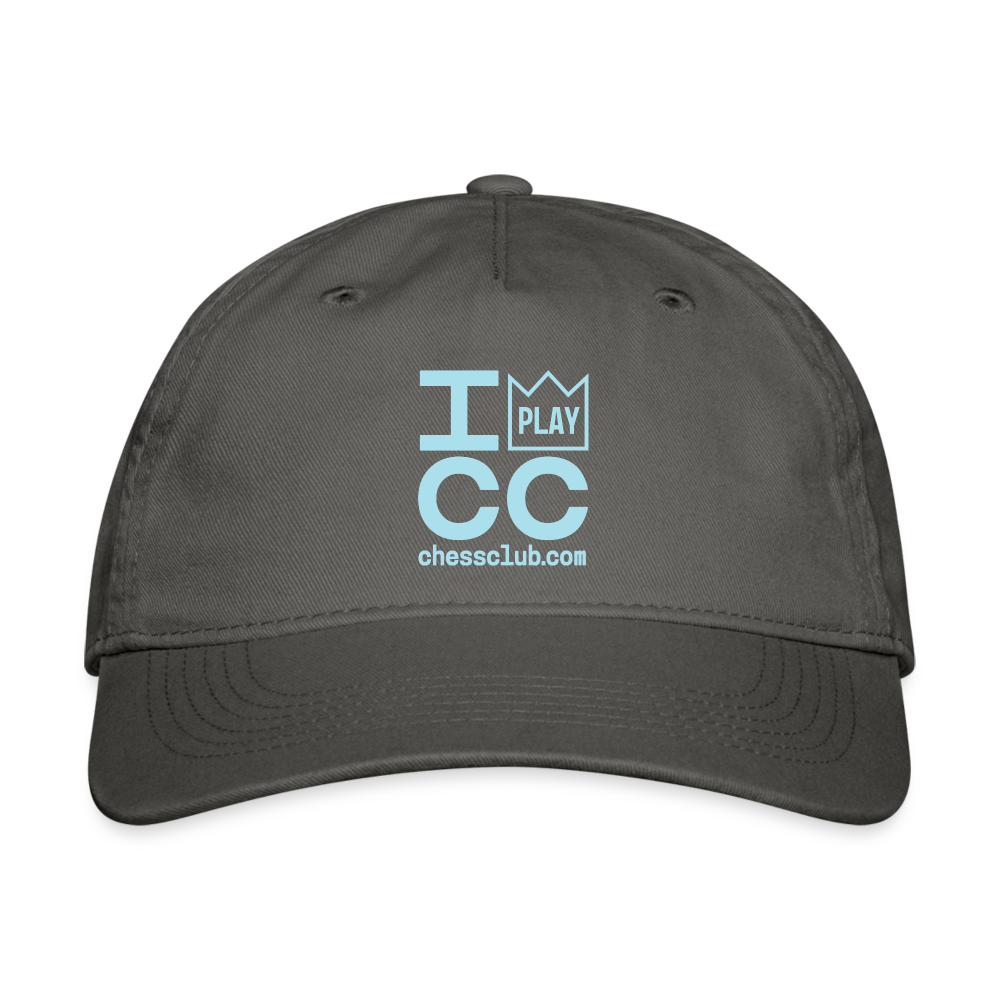 I Play ICC Organic Baseball Cap - charcoal