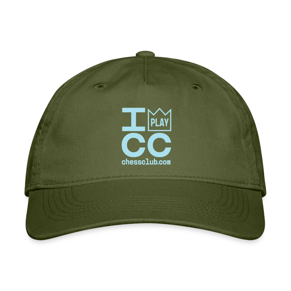 I Play ICC Organic Baseball Cap - olive green