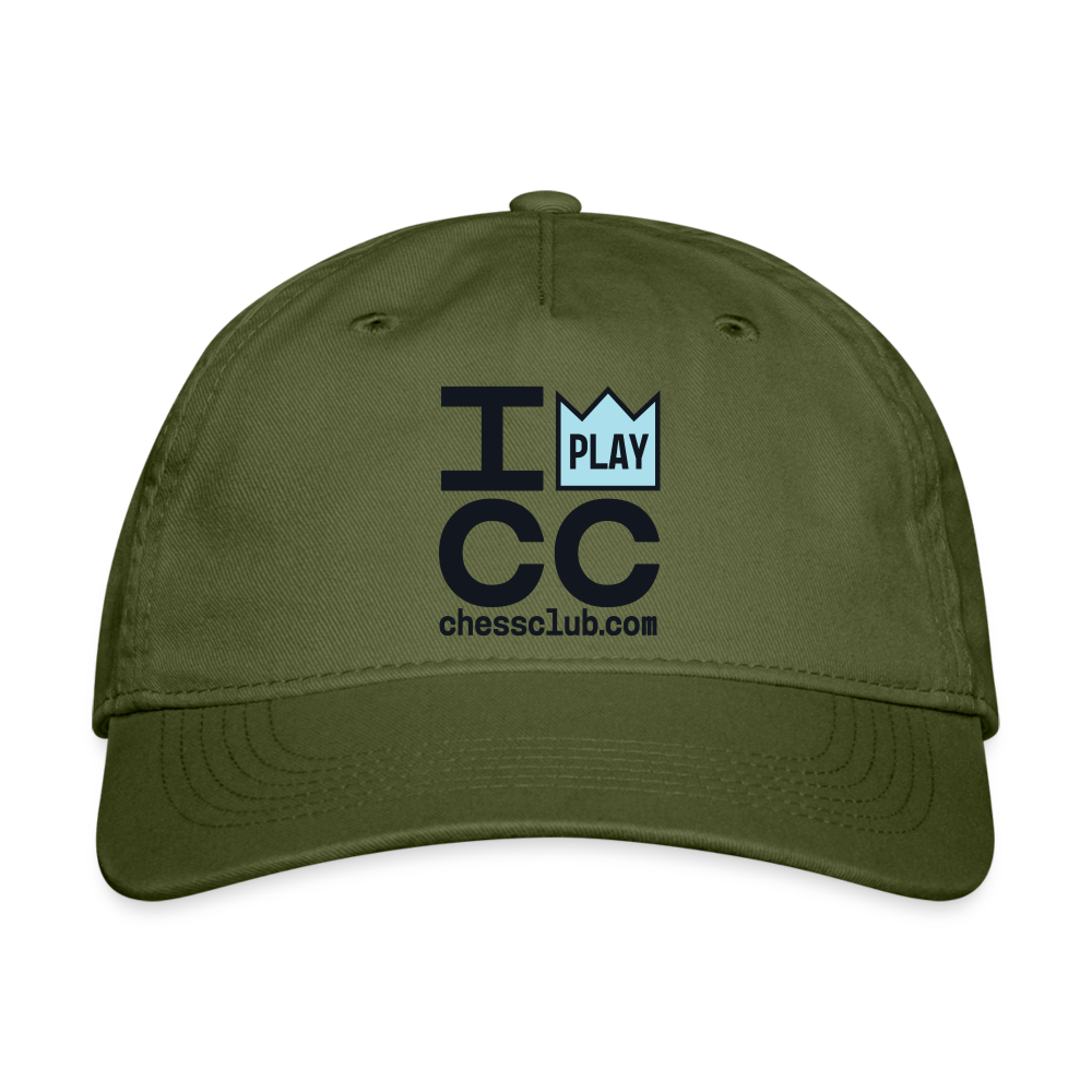 I Play ICC V2 Organic Baseball Cap - olive green