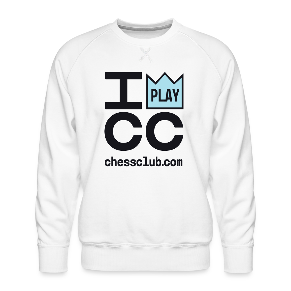 I Play ICC Men’s Premium Sweatshirt - white