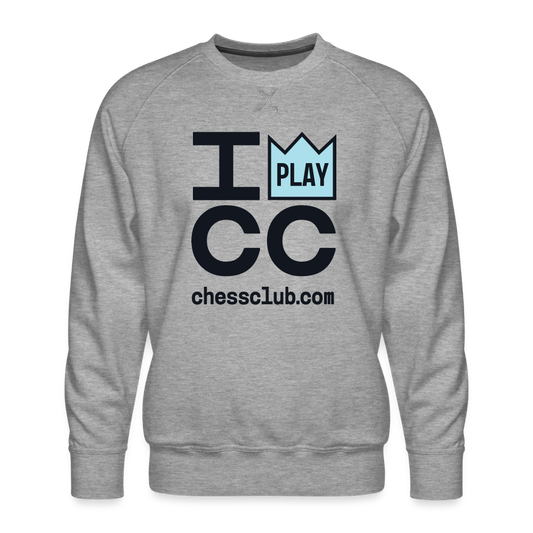 I Play ICC Men’s Premium Sweatshirt - heather grey