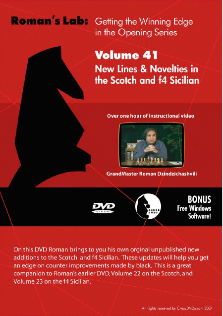 Roman's Lab Vol 41: New Lines & Novelties in the Scotch and f4 Sicilian (over 1h)