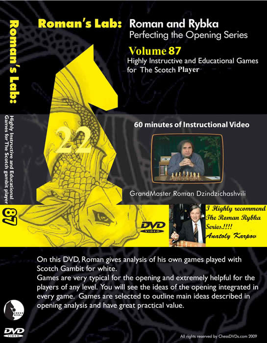 Roman's Lab Vol 87: Highly Instructive and Educational Games for The Scotch Player (60mins)