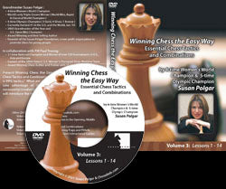 Winning Chess the Easy Way - Vol 3 (DVD)  -  Susan Polgar